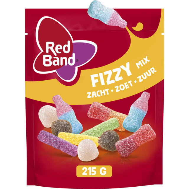 Red Band Candy Mix Fizzy Sour Fruit Gums, 240g