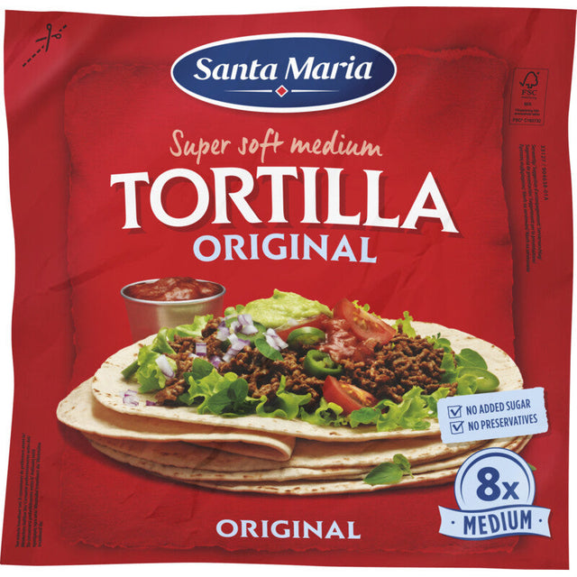 Santa Maria Soft Tortilla - Worldwide Delivery - Order Online