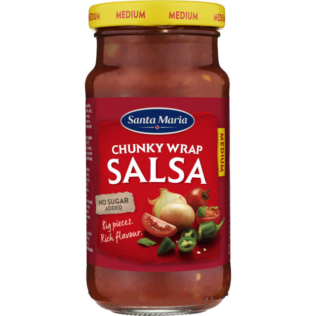 Santa Maria Chunky Wrap Salsa Medium - Worldwide Delivery - Order Online