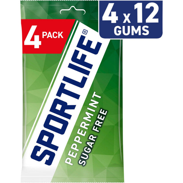 Sportlife Peppermint Chewing gum, 72g