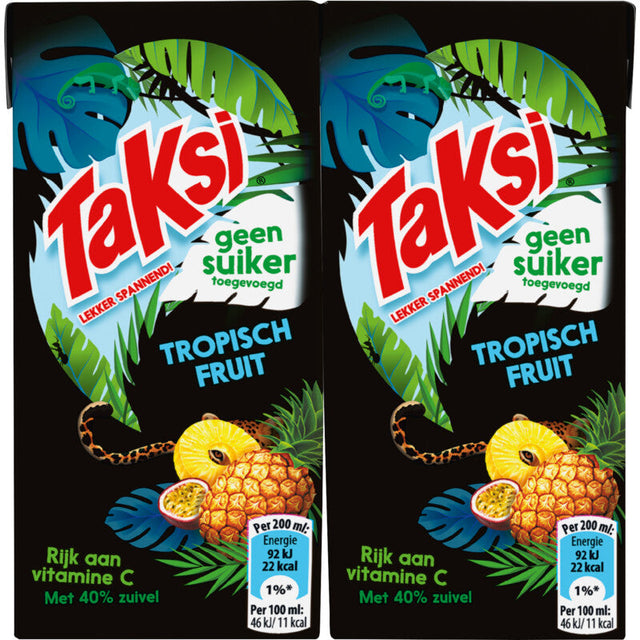 Taksi Tropical Fruit with no Added Sugar, 10 × 200ml