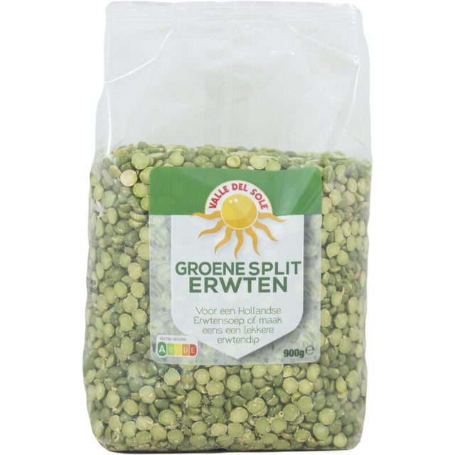 Valle del sole Green Split Peas - Worldwide Delivery - Order Online