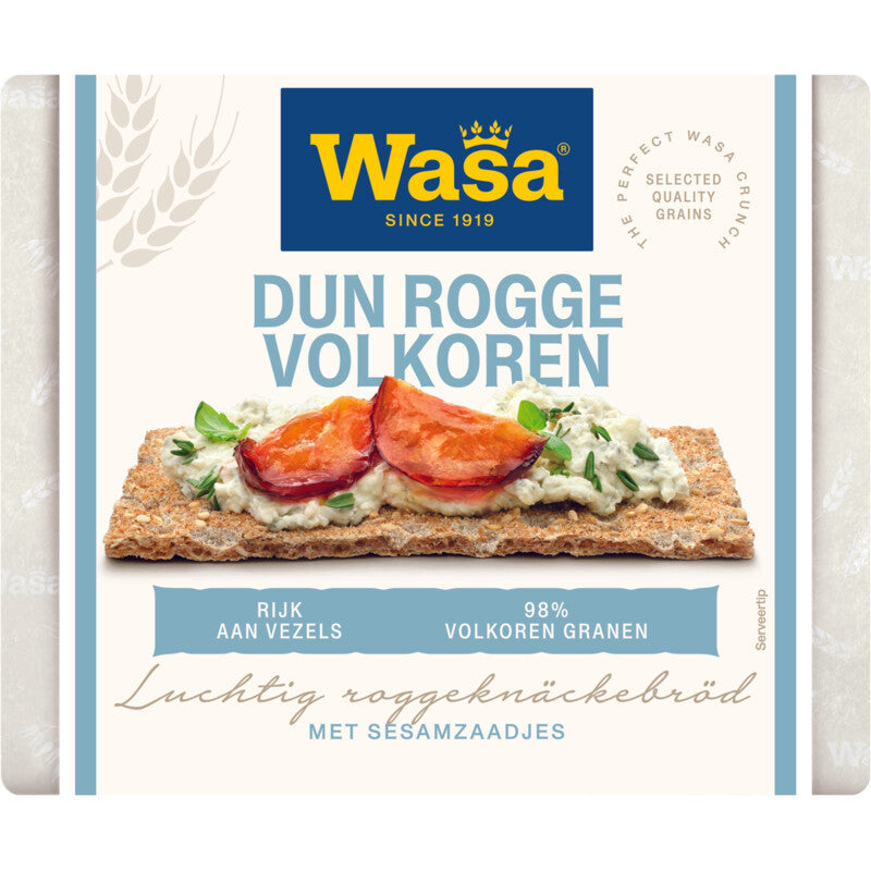 Wasa Thin Rye Whole Grain - Worldwide Delivery - Order Online