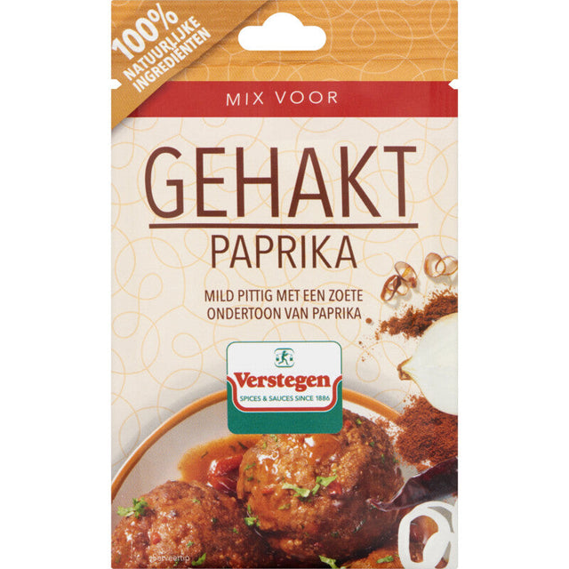 Verstegen Spice Mix for Minced Meat with Bell Pepper, 40g