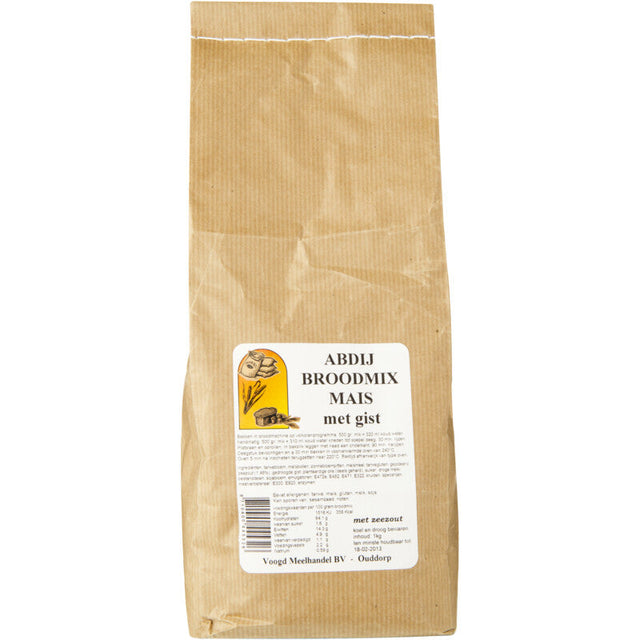 Abdij Bread Mix Corn 1kg