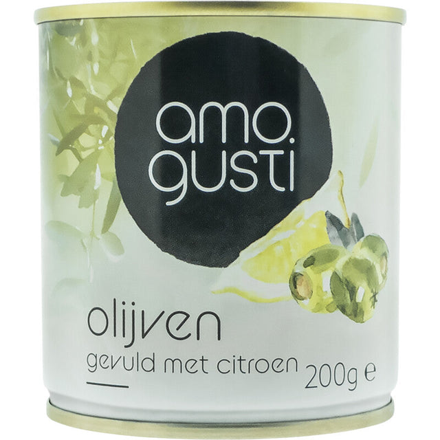 Amogusti Olives Filled with Lemon 200g