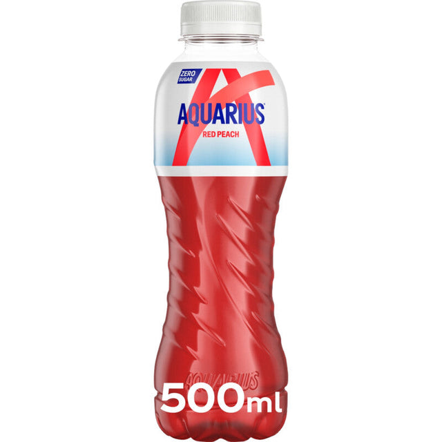 Aquarius Red peach zero sugar Energy drink 500ml