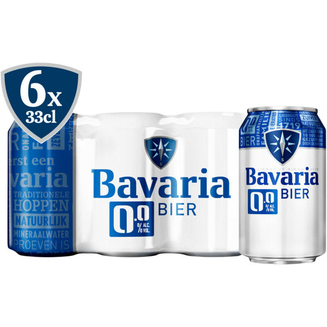 Bavaria 0.0% Bier Alcohol-free beer 6 × 330ml