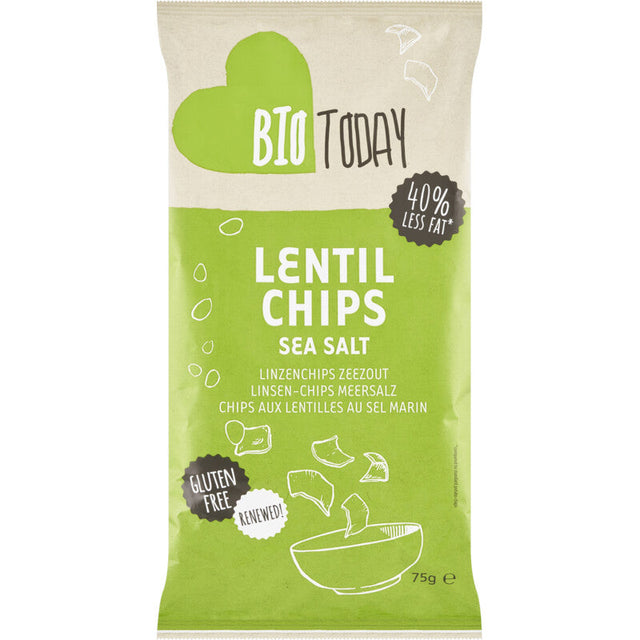 Bio Today Linzenchips Sea Salt Potato chips 75g