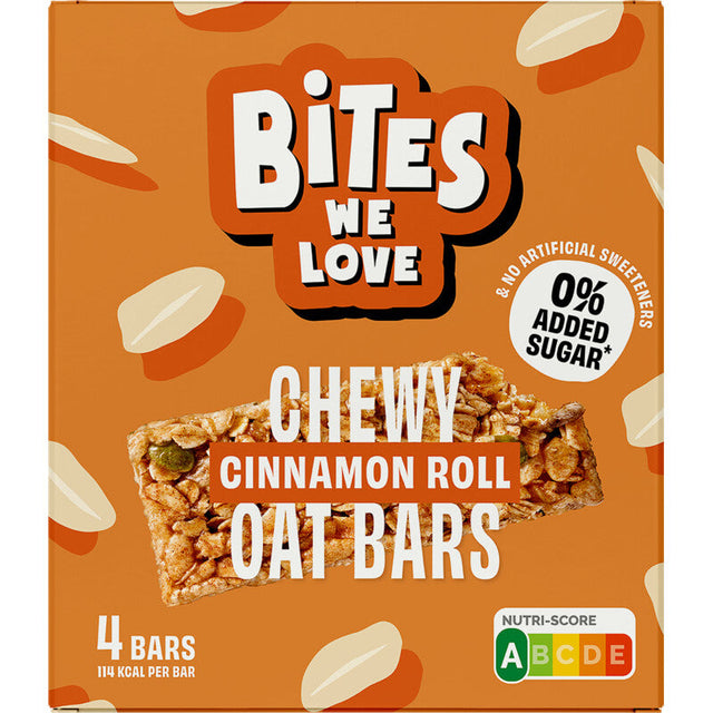BitesWeLove Haverrepen cinnamon roll Fruit and nut bar 120g