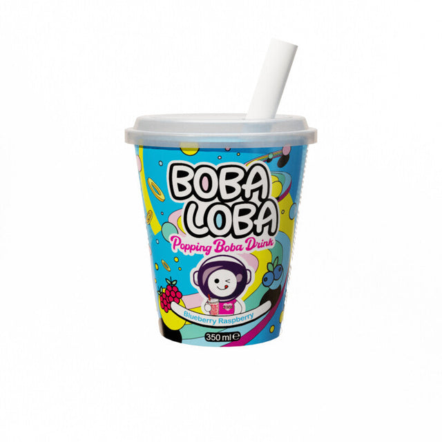 Boba Loba Blueberry Raspberry Fruit drink 350ml