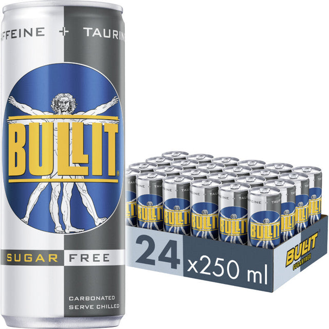 Bullit Energy drink Sugar-Free 24 × 250ml