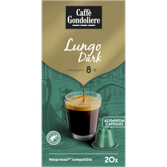 Caffe Gondoliere Lungo dark 20 capsules 110g