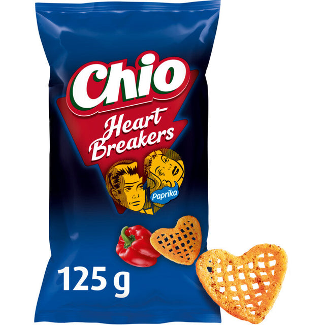 Chio Heartbreakers paprika Savoury snacks 125g