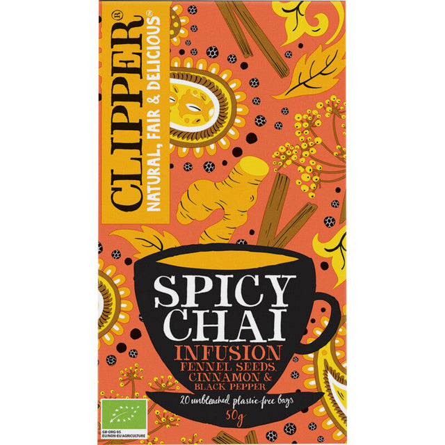 Clipper Spicy chai organic infusion 50g