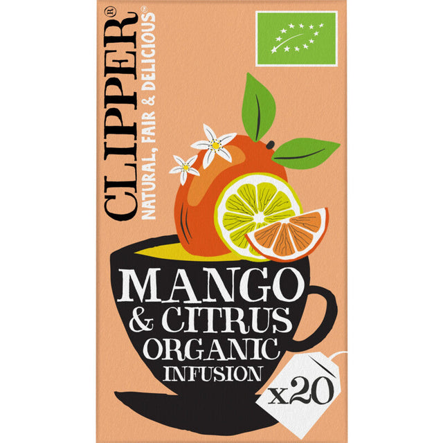 Clipper Mango & citrus organic infusion Herbal tea 36g