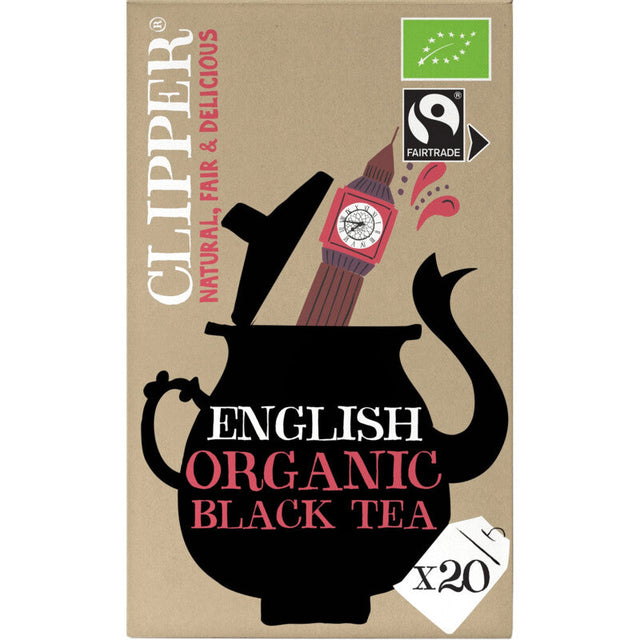 Clipper English organic black tea 34g