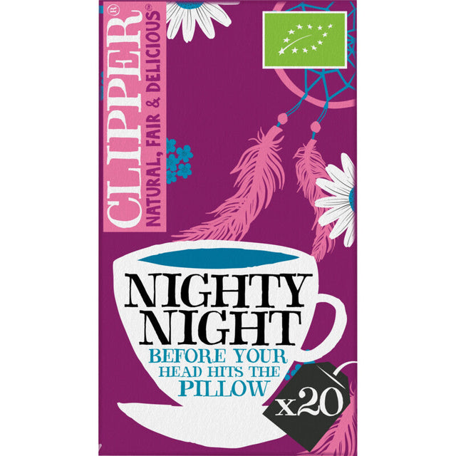 Clipper Nighty night organic infusion Herbal tea 40g