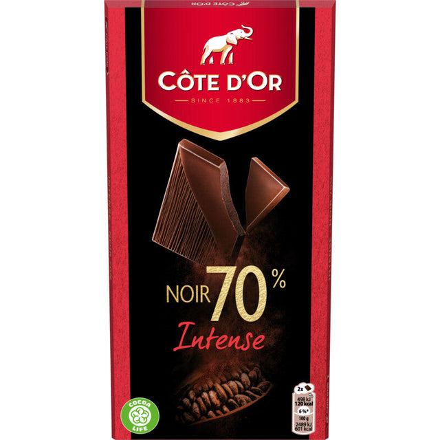 Côte d'Or 70% Dark Chocolate Bar intense 100g