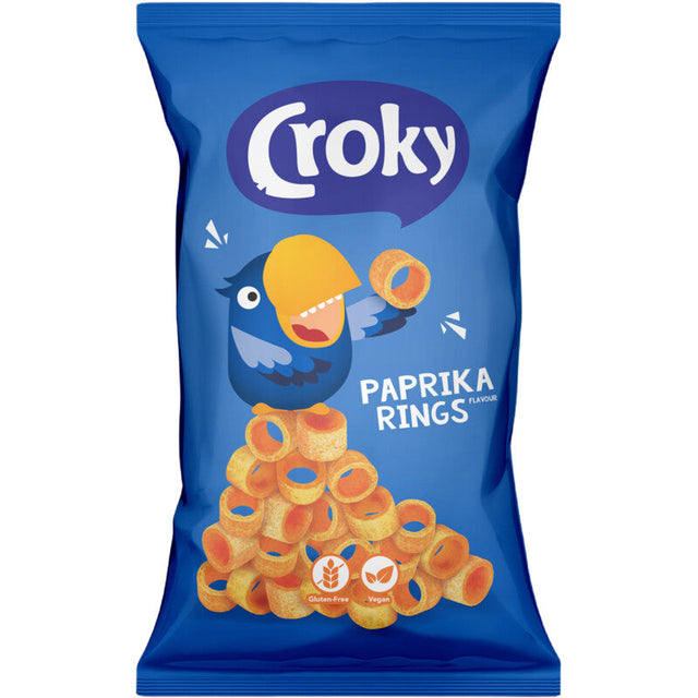 Croky Rings paprika Potato chips 75g