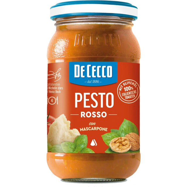 De Cecco Pesto rosso con mascarpone Pasta sauce 200g