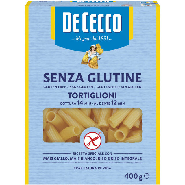 De Cecco Tortiglioni Gluten-Free Pasta 400g