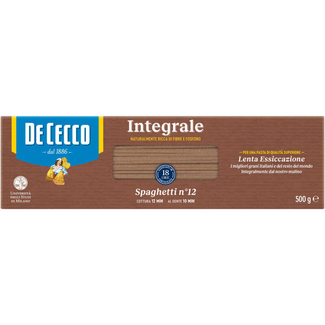De Cecco Spaghetti integrale 500g