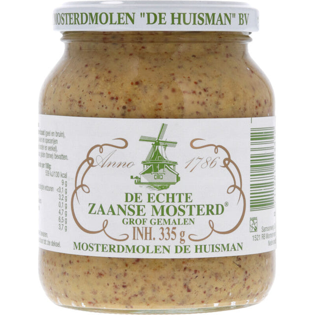 De Huisman Zaanse Mustard Coarse Ground 335g