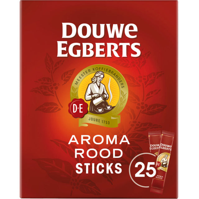 Douwe Egberts Aroma Red sticks Instant Coffee 25-pack 45g