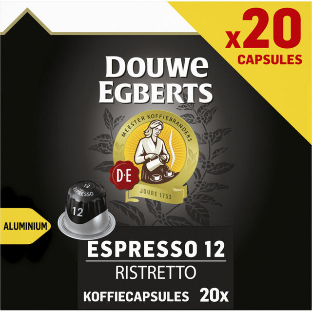 Douwe Egberts Espresso ristretto 20-capsules 104g