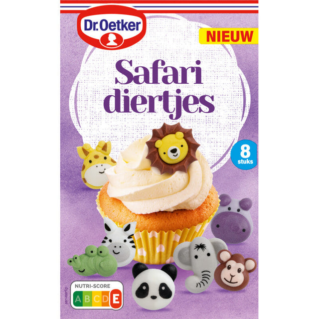 Dr. Oetker Safari diertjes decoratie Baking mix 16g