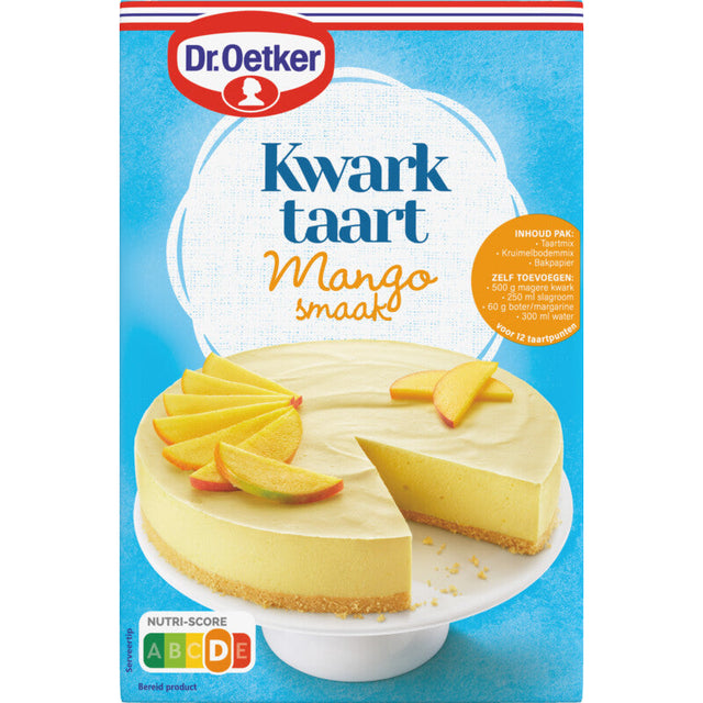 Dr. Oetker Kwarktaart mangosmaak Baking Mix 440g