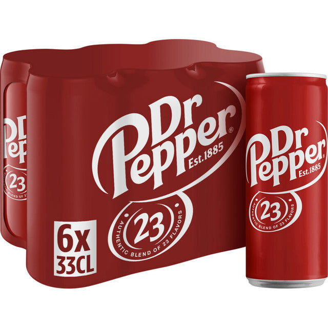 Dr Pepper Regular Soft drink 6 × 330ml