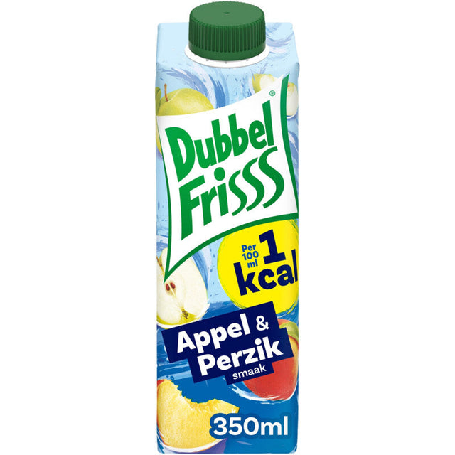 DubbelFrisss 1Kcal Apple & Peach Fruit 350g