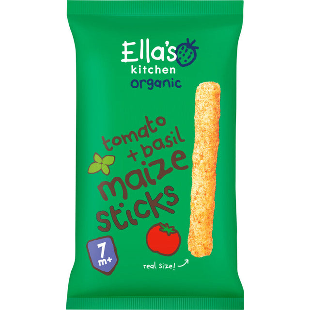 Ella's kitchen Maize sticks Tomato Basil 7m+ Baby snacks 16g