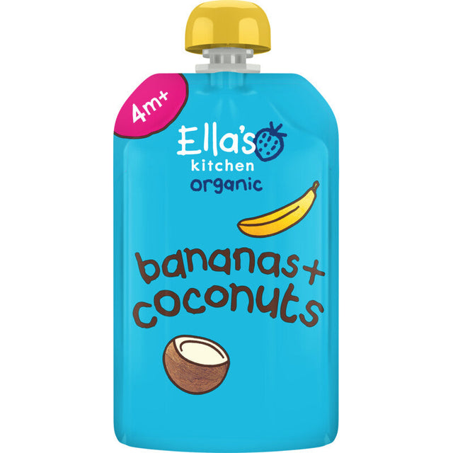 Ella's kitchen Banana + Coconut 4m+ bio Baby food 120g