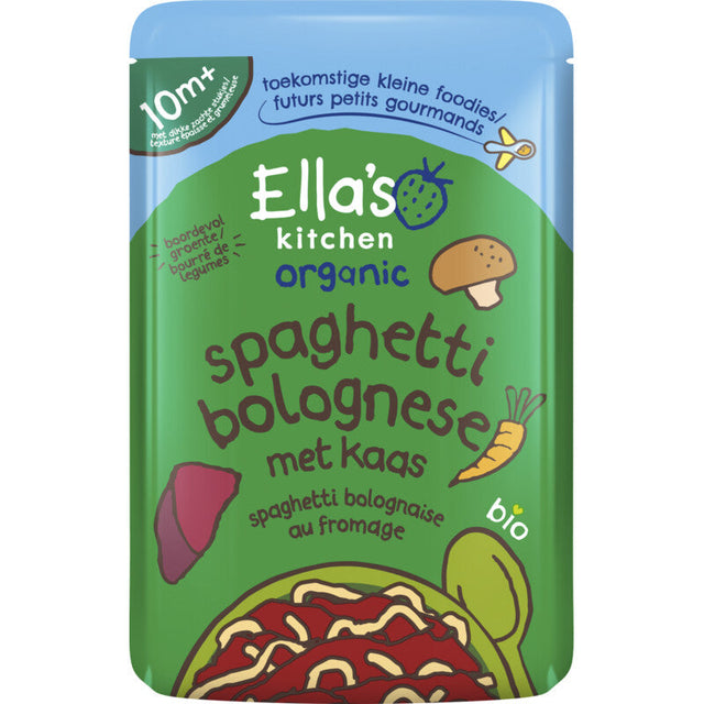 Ella's kitchen Spaghetti bolognese with Cheese 10m+ Baby food 190g