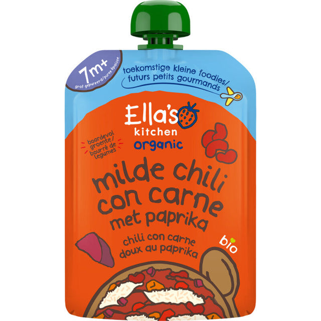 Ella's kitchen Mild chili con carne with paprika 7m+ Baby food 130g