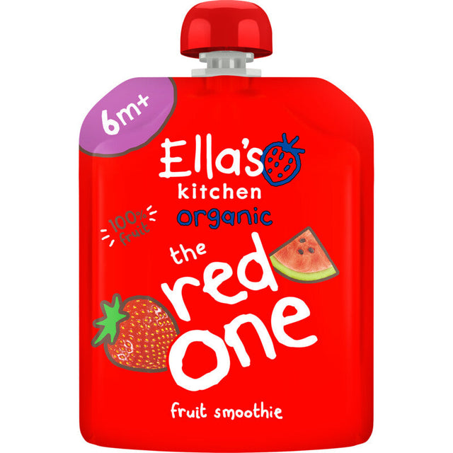Ella's kitchen Fruit smoothie the red one 6m+ bio Baby food 90g