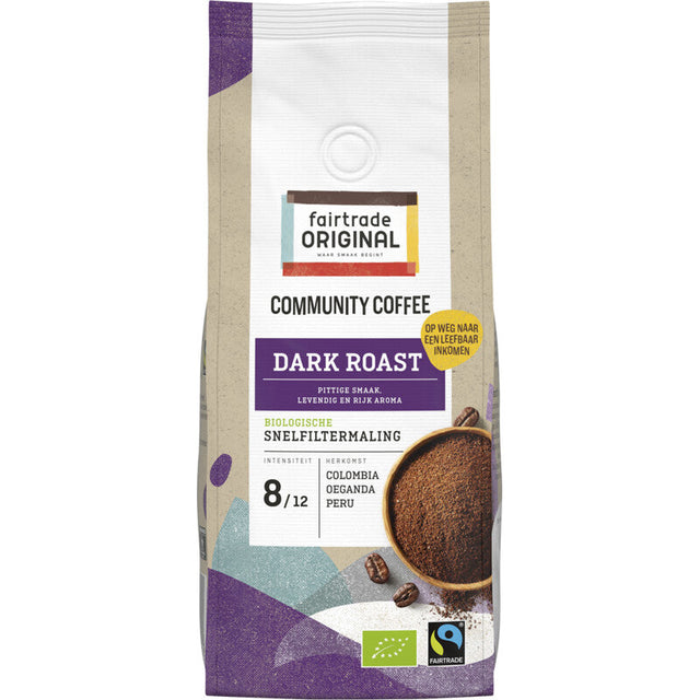 Fairtrade Original Community coffee dark roast Filter 250g