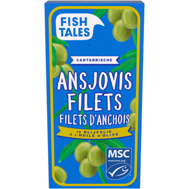 Fish Tales Ansjovisfilets in Olive Oil 45ml