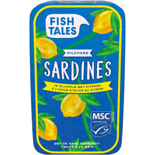 Fish Tales Sardines in Olive Oil with Lemon 120ml