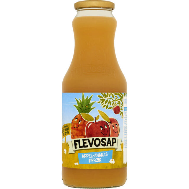 Flevosap Apple-Pineapple-Peach Fruit drink 1l