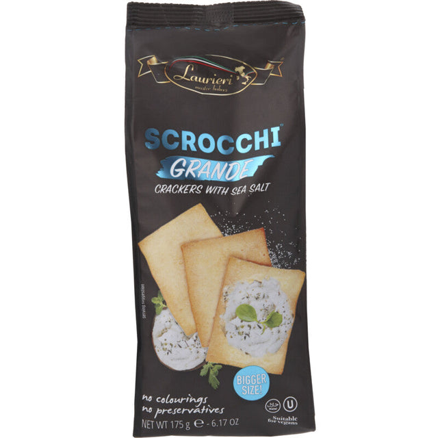 Fratelli Laurieri Scrocchi Grande Sea Salt Savoury snacks 175g