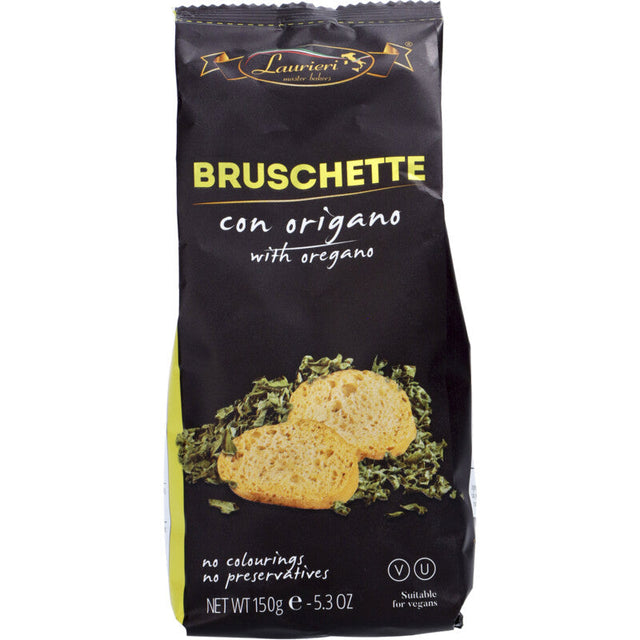 Fratelli Laurieri Bruschette with oregano Savoury snacks 150g