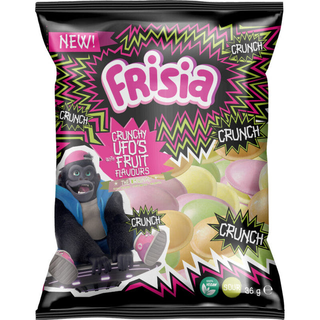 Frisia Crunchy ufo's fruit flavours 36g