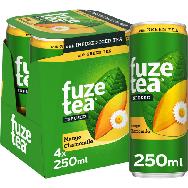 Fuze Tea Green ice tea mango chamomile 4 × 250ml