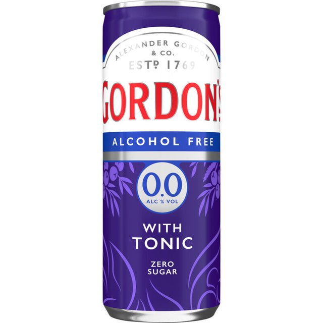 Gordon's Gin & tonic alcoholvrij Drink mixer 250ml