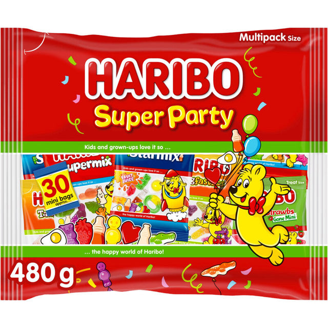 Haribo Super party multipack 480g