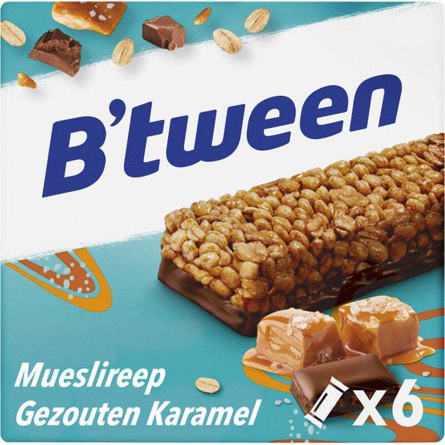 Hero B'tween mueslireep Salted Caramel 138g